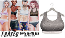 Frayed - Laury Sports Bra - Grey Frenchies