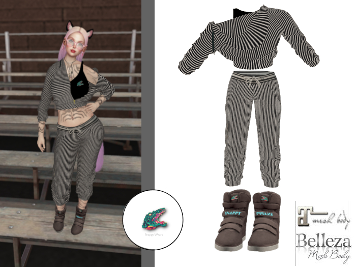 Snappy \\ Mono Stripes Outfit
