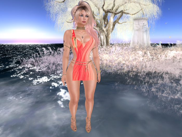 Para's Open tunic for Maitreya - Butterfly3 w/SpecialLight