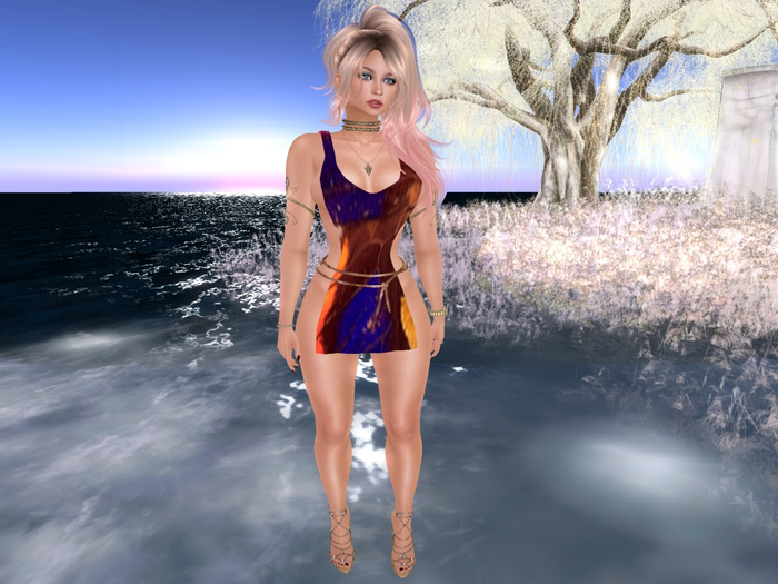 Para's Open tunic for Maitreya - Butterfly47 w/SpecialDark
