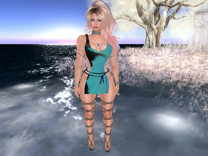 Para's Open tunic for Maitreya - Butterfly45 w/Black