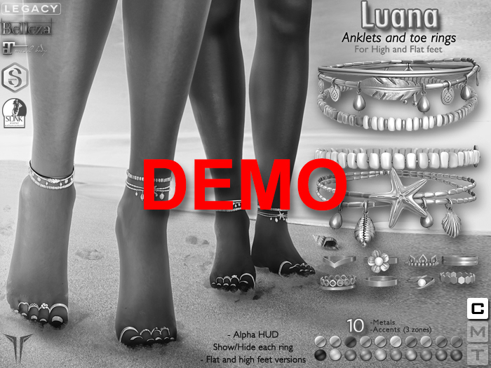 **RE** Luana Anklets & Toe Rings - DEMO
