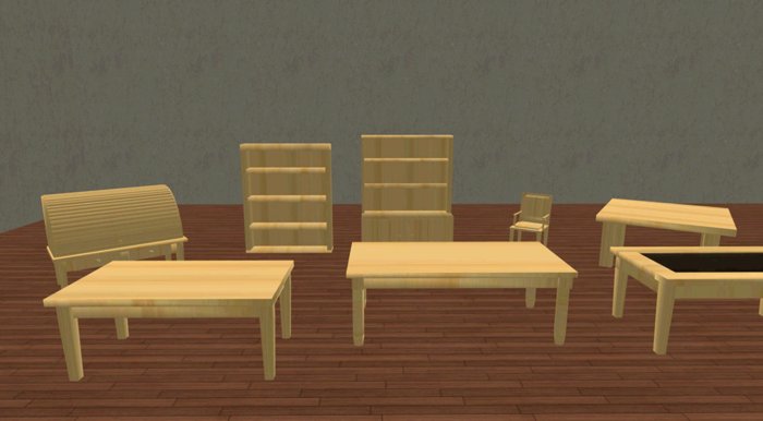 Sculpties 4U kitchen /  dining room set