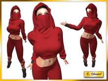 C.CHANTAL Outfit URBAN GUERILLA GIRL - Red Edition [Maitreya]