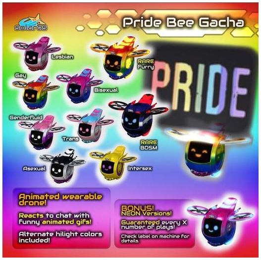 solares >> Pride Bee Genderfluid