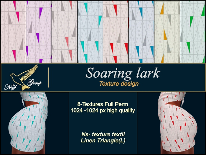 Ns- texture textil Linen Triangle(L)