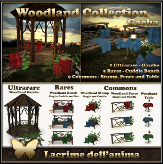 (BOX) Woodland Table - Blue
