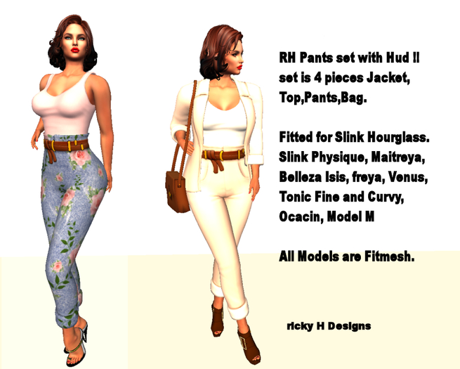 RH Fitmesh Set, Pants,top,jacket,bag