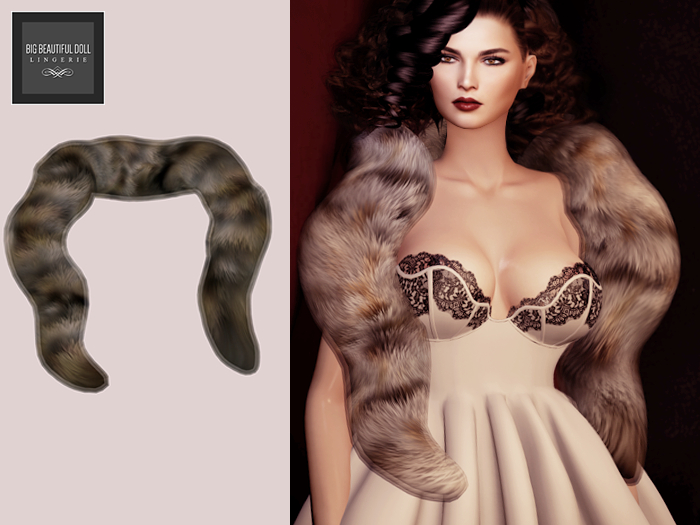 BigBeautifulDoll - Lauren Fur Stole - Mix 9