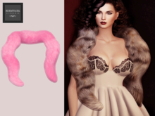 BigBeautifulDoll - Lauren Fur Stole - Pink