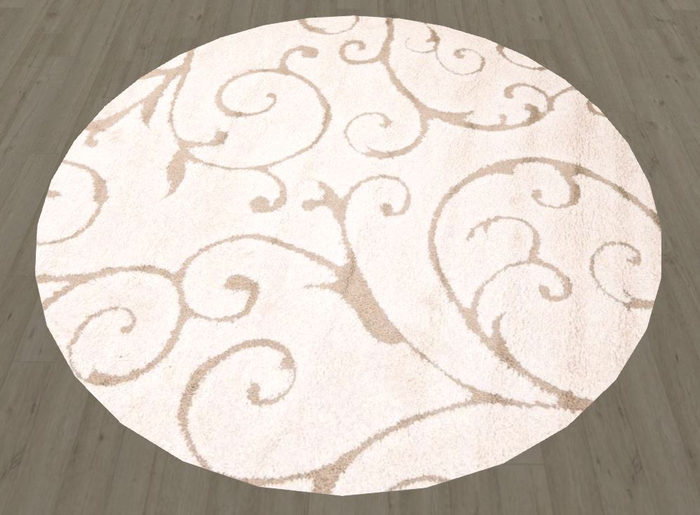 Round Rug - Fleur 100% MESH
