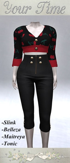 *YT*Rockabilly Outfit Cherry