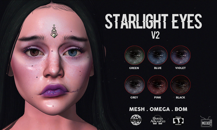 .meeko. Starlight Eyes - Blue V2