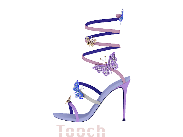 Tooch - Butterfly Heel - Purple