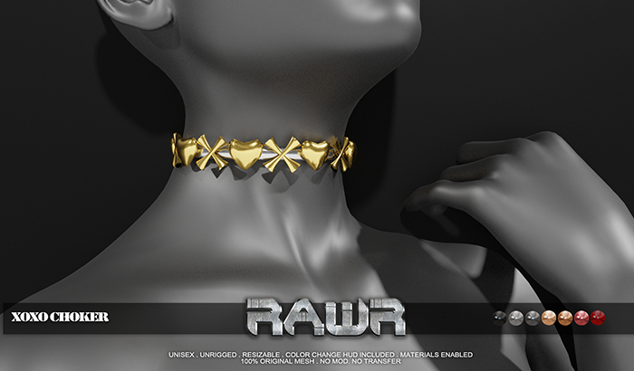 RAWR! XOXO Choker (wear me)