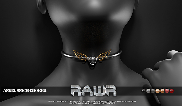 RAWR! Angel Snitch Choker (wear me)