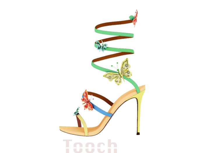Tooch - Butterfly Heel - Yellow