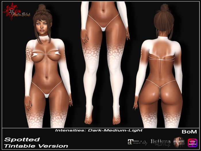 *NB* BOX Spotted TINT Tattoo(wear me)-For BE-MAI-LEG-OM-BoM