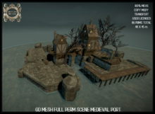 GD MESH FULL PERM SCENE MEDIEVAL PORT
