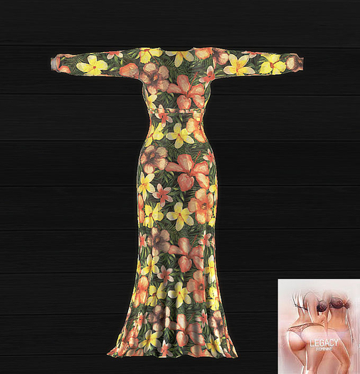 * K&S *  Flowers robe for legacy bodies