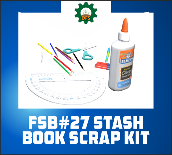 DFS FSB#27 STASH BOOK SCRAP KIT (texture)
