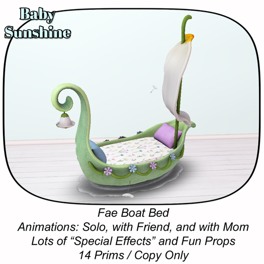 Fae Boat Bed  (ADD)