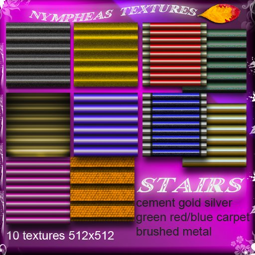 ##Nympheas Textures - Stairs