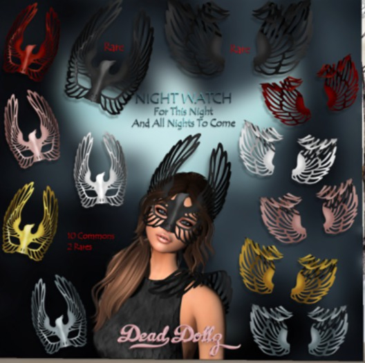 .::Dead Dollz::. Night Watch - Black Epaulette - RARE