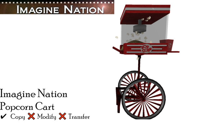 Popcorn Machine Cart-touch for popcorn