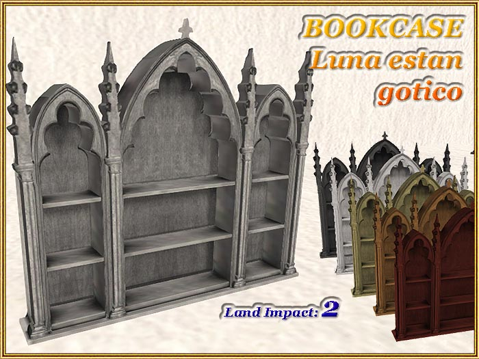 BOOKCASE - Luna estan gotico (2 LI) (Full perm)