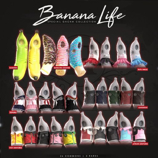 HORNTAIL - [REDCREAM] Banana ApronUniform <BOX>