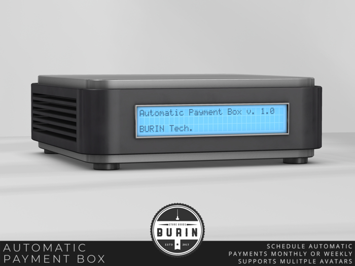 Burin: Automatic Payment Box v. 1.1