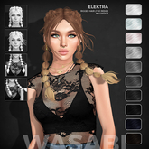 Wasabi // Elektra Mesh Hair - B&W