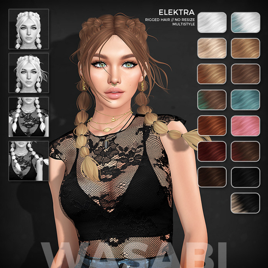 Wasabi // Elektra Mesh Hair - Basics
