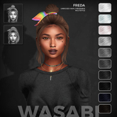 Wasabi // Freda Mesh Hair - B&W