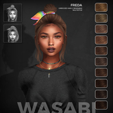 Wasabi // Freda Mesh Hair - Browns