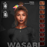 Wasabi // Freda Mesh Hair - Reds