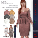 LMC TGA - Peplum Dress - Naturals -