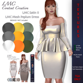 LMC TGA - Peplum Dress - Satin II -