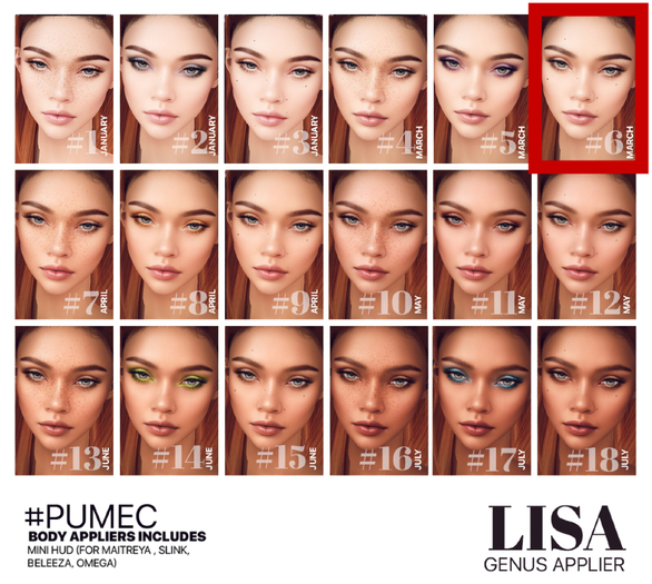 #6  [PUMEC]  -  LISA  - MARCH --- GENUS app.