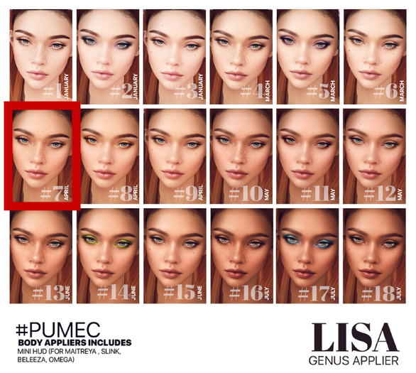 #7  [PUMEC]  -  LISA  - APRIL --- GENUS app.