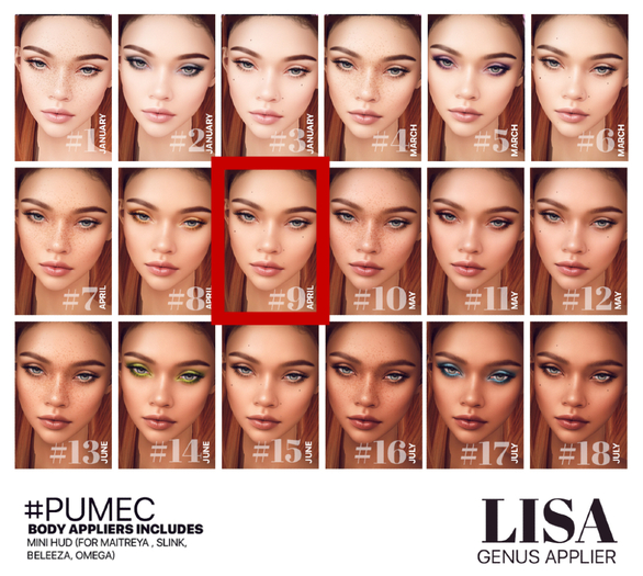 #9  [PUMEC]  -  LISA  - APRIL --- GENUS app.