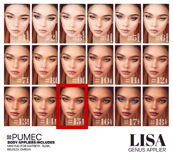 #15  [PUMEC]  -  LISA  - JUNE --- GENUS app.