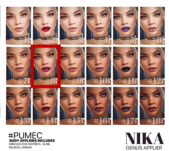 #8  [PUMEC]  -  NIKA  - APRIL --- GENUS app.