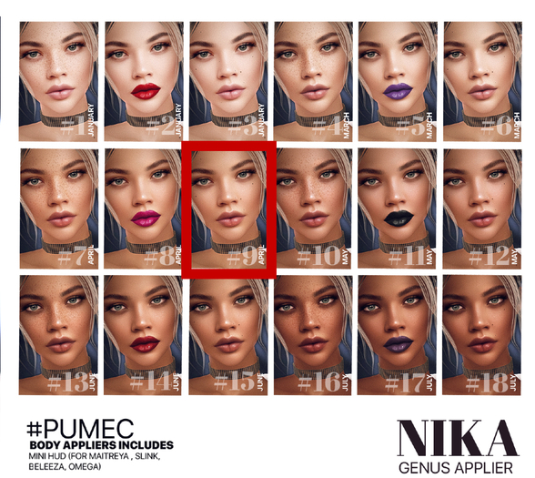 #9  [PUMEC]  -  NIKA  - APRIL --- GENUS app.