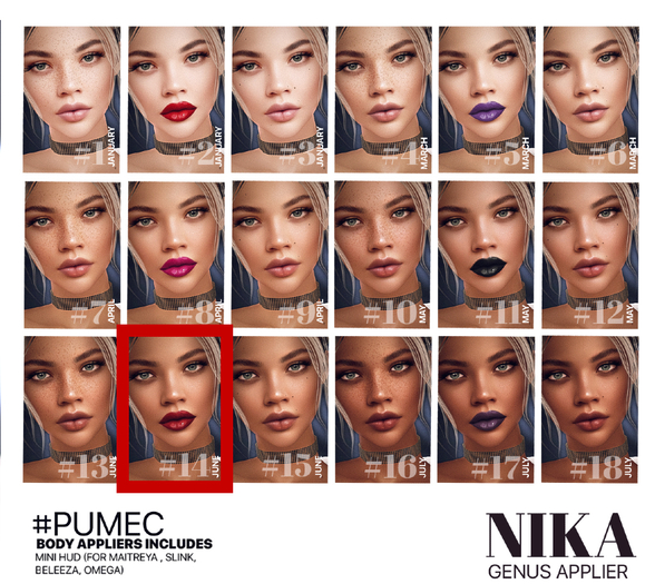 #14  [PUMEC]  -  NIKA  - JUNE --- GENUS app.