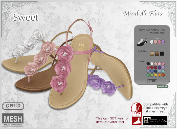 *GF* Mirabelle Flats -Sweet 4-