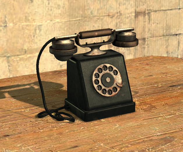 {Unflat Stuff} Retro phone