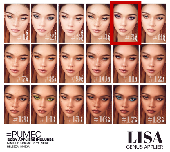 #5  [PUMEC]  -  LISA  - MARCH --- GENUS app.