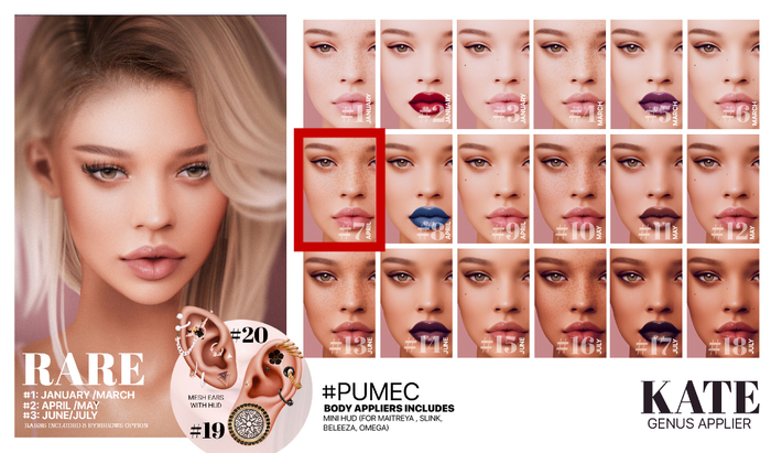 #7  [PUMEC]  -  KATE  - APRIL --- GENUS app.